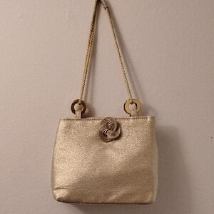 Gold Metallic Evening Bag